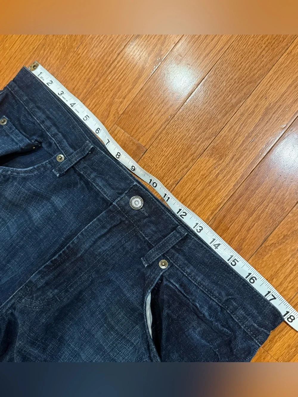 Banana Republic Men’s 34x34 Jeans Dark Wash Straight Leg 100% Cotton Denim Y2K